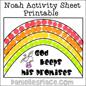 "God Keeps His Promesis" Activity Sheet from www.daniellesplace.com
