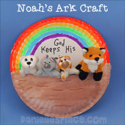 Noah's Ark Paper Plate Craft