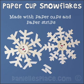 4 Easy Snowflake Crafts for Kids (Uses FREE Template) - Crafts on Sea