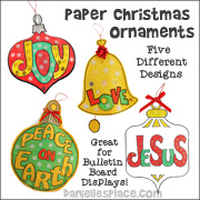 Paper Bell Ornament