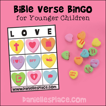Heart Bible Bingo for Children from www.daniellesplace.com - Comes with 20 different Bingo Cards