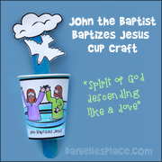 John the Baptist Paper Cup Craft