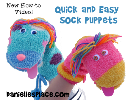 Family String Puppets, Crafts for Kids