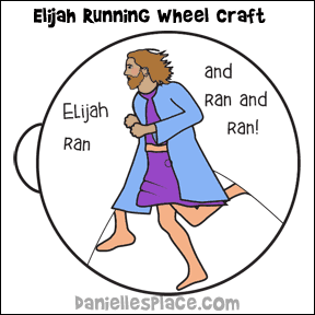 Elijah Running Wheel Craft from daniellesplace.com