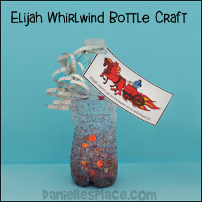 Elijah in a Whirlwind Bible Craft for Elijah Bible Lesson on daniellesplace.com