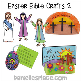Easter Story Book Bible Craft www.daniellesplace.com