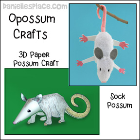 Opossum Crafts and Learning Activities for Children