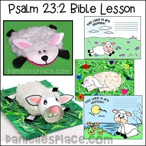 Psalm 23:2 - Bible Lesson - He Makes Me Lie Down in Green Pastures
