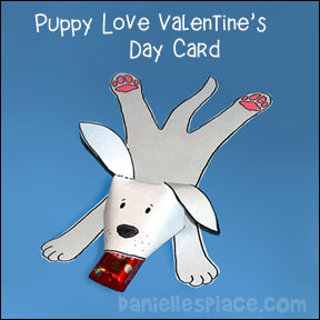 Puppy Love Valentine's Day Card