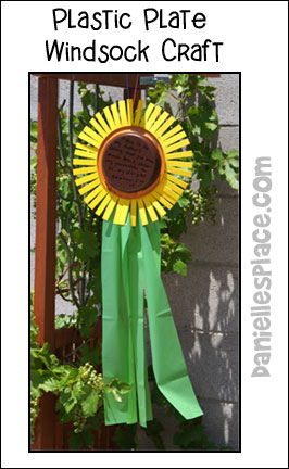 Sunflower Windsock Craft for Kids