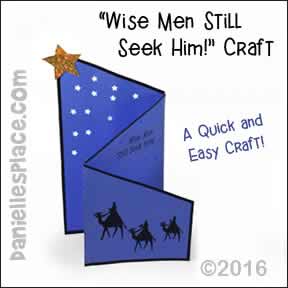 Wise Men Still Seek Him Folded Triptych Craft for Christmas from www.daniellesplace.com