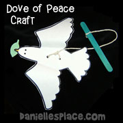 Dove of Peace Paper Craft for Children's Ministry