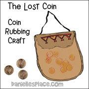 The Lost Coin Coin Rubbing Activity Sheet