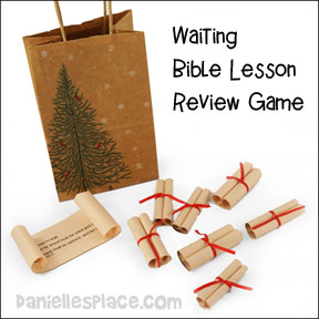 Bible Lesson Review Game - Children read the scrolls to find out what the prophets said about Jesus