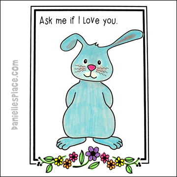 Bunny Love Valentines Day Card