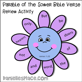 Flower Bible Verse Activity