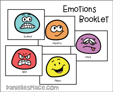 Emotions Boolklet Craft from www.daniellesplace.com