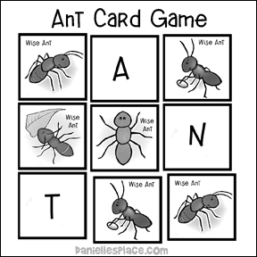 Ant Card Game from www.daniellesplace.com