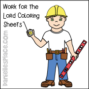 Work for the Lord Coloring Sheet