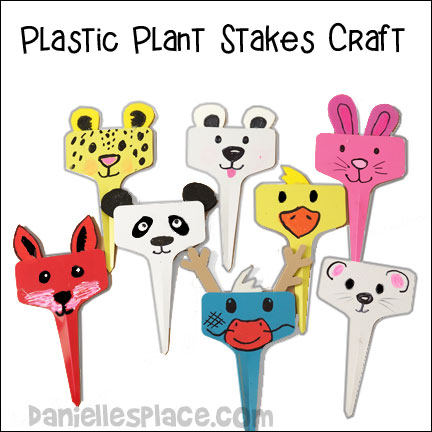 Plastic Garden Animal Plant Stakes