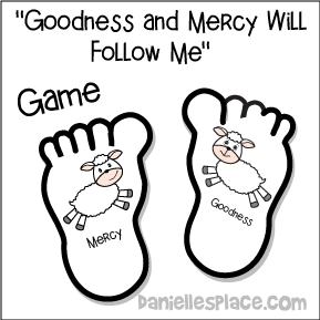 Goodness and Mercy Will Follow Me" Relay Race