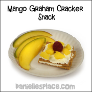 Mango Graham Cracker Snack