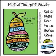 Faithful Pear Puzzle Activity Sheet