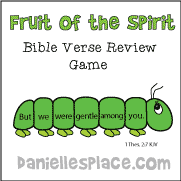 Fruit of the Spirit Printable Bible Game