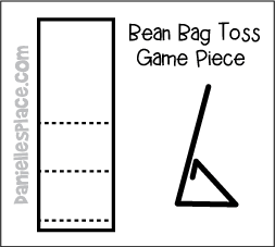 Bean Bag Toss Game Diagram