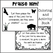 Praise Him Color Book www.daniellesplace.com