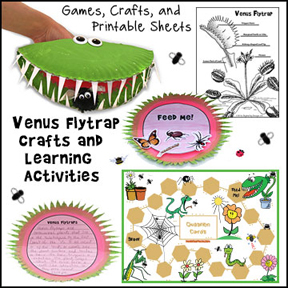 Venus Flytrap Crafts and Learning Activities