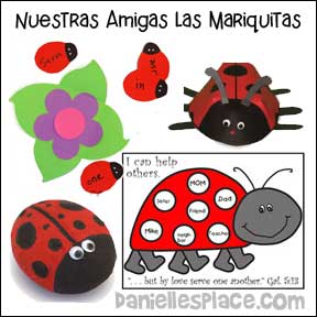 Ladybug Friends Spanish Bible Lesson