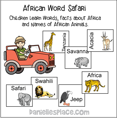 Book Safari - African-themed Crafts and Activities