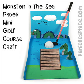 Sea Monster Mini Golf Course