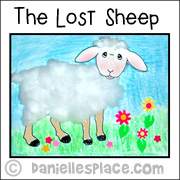 The Lost Sheep Cotton Ball Craft