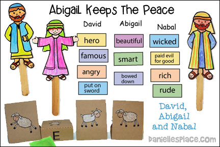 David And Abigail Activity Sheet