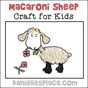 Macaroni Sheep Craft
