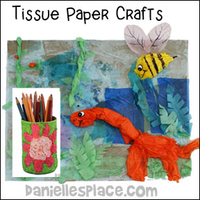 Tissue Paper Crafts for Kids