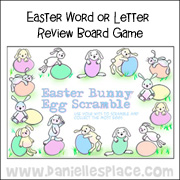 Easter Bunny Egg Scramble Game