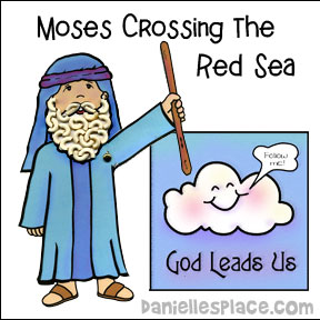 Moses Crosses the Red Sea Bible Lesson for Children