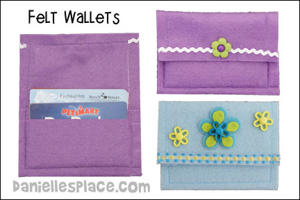 Felt Wallets Craft