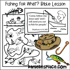 Fishers of Men Bible Lesson for Older Children from Daniellesplace.com