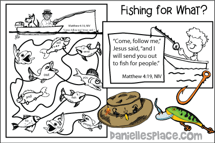 Fishers of Men Bible Crafts Page 2