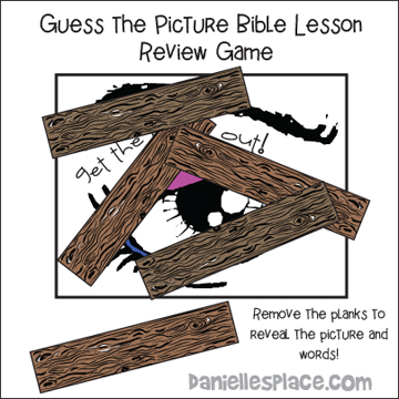 Guess the Image and Word Bible Lesson Review Game - Don't Judge or you will be judged Bible lesson