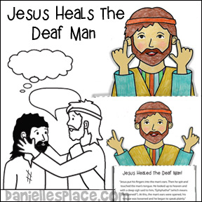 Jesus Heals the Deaf Man Bible Lesson for Children