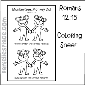 Download Bible Crafts about Jesus with a Monkey Theme