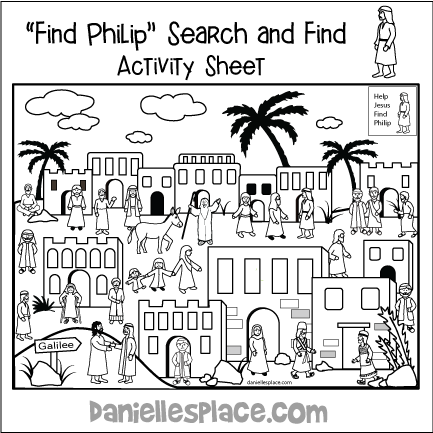 Find Philip Search and Find Activity Sheet