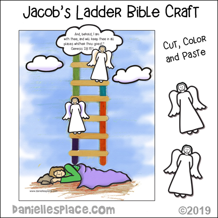 6300 Bible Coloring Pages Jacobs Ladder Download Free Images