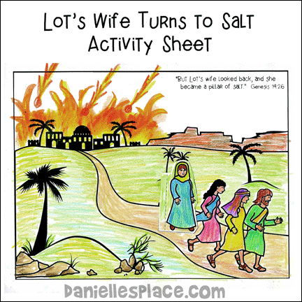 Lot's Wife Turns to Salk Activity Sheet
