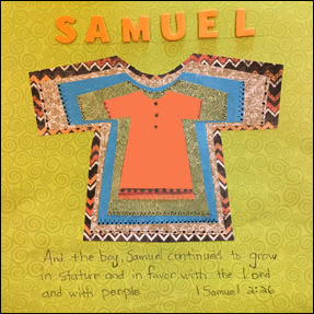Samuel's Coat Organizing Activity